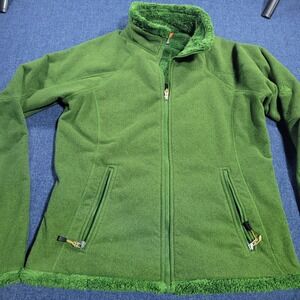 Nike ACG Fleece Jacket Green Full Zip Sherpa Lined Outdoor Hiking Mens Medium